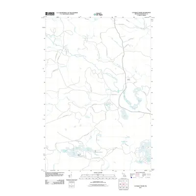 2011 Map of Cataract Basin, 2011 Print