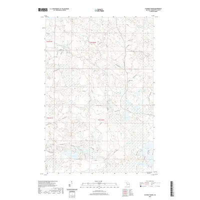 2019 Map of Cataract Basin, 2019 Print
