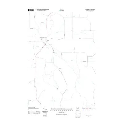 2013 Map of Cataract, 2013 Print