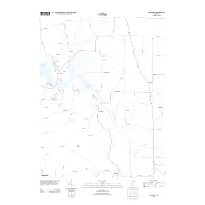 2013 Map of Cataract, 2013 Print