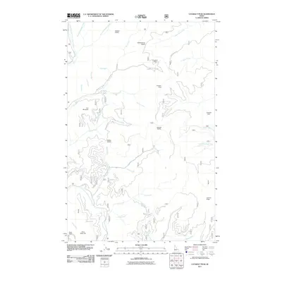 2011 Map of Cataract Peak, 2011 Print