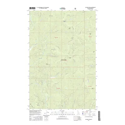2017 Map of Cataract Peak, 2017 Print