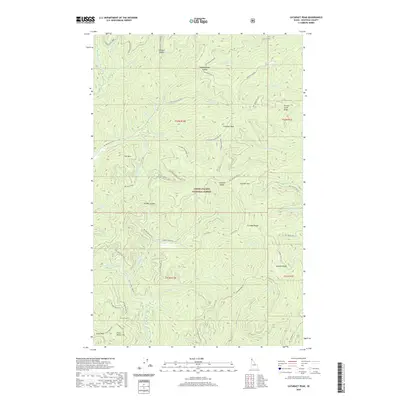 2020 Map of Cataract Peak, 2020 Print