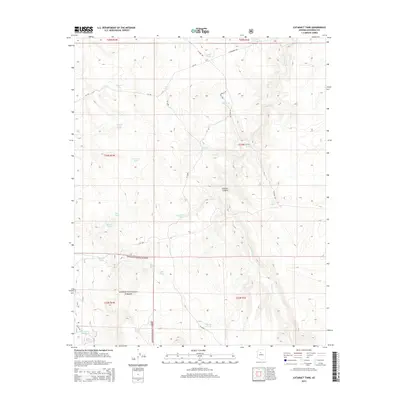2014 Map of Cataract Tank, 2014 Print