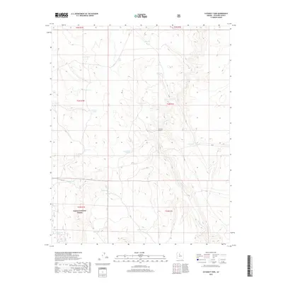 2018 Map of Cataract Tank, 2018 Print