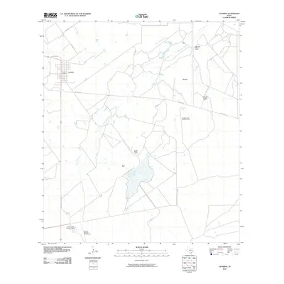 2010 Map of Catarina, 2010 Print