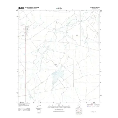 2013 Map of Catarina, 2013 Print
