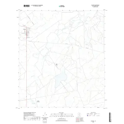 2019 Map of Catarina, 2019 Print