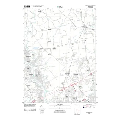 2010 Map of Catasauqua, 2010 Print