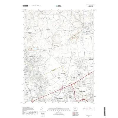 2019 Map of Catasauqua, 2019 Print