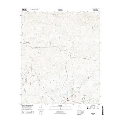 2014 Map of Cataula, 2014 Print