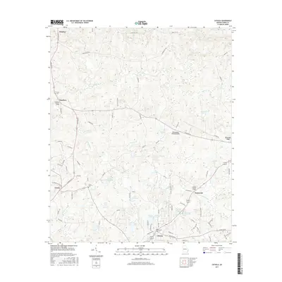 2017 Map of Cataula, 2017 Print