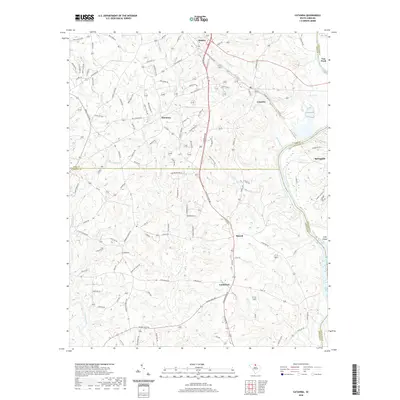 2020 Map of Catawba, 2020 Print