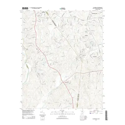 2014 Map of Catawba NE, 2014 Print