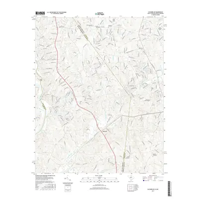 2017 Map of Catawba NE, 2017 Print