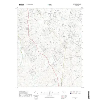 2020 Map of Catawba NE, 2020 Print