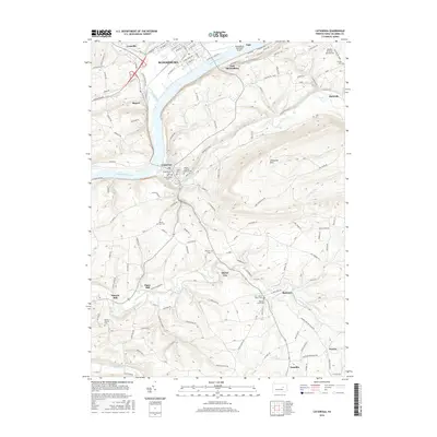 2016 Map of Catawissa, 2016 Print