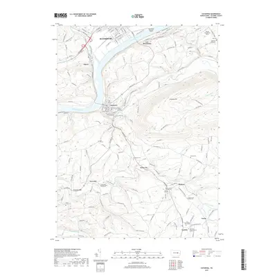 2019 Map of Catawissa, 2019 Print
