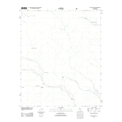 2012 Map of Catclaw Flat, 2012 Print