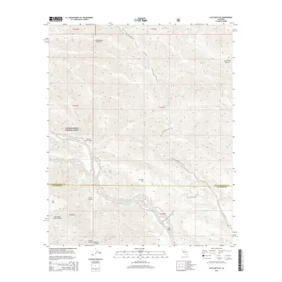 2015 Map of Catclaw Flat, 2015 Print
