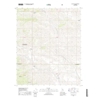 2018 Map of Catclaw Flat, 2018 Print