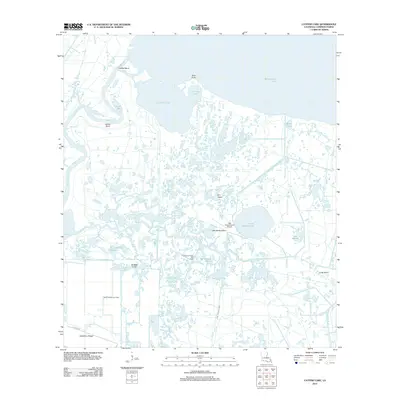 2012 Map of Catfish Lake, 2012 Print