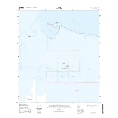 2015 Map of Catfish Lake, 2015 Print