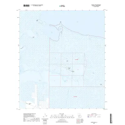 2018 Map of Catfish Lake, 2018 Print