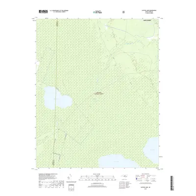 2019 Map of Catfish Lake, 2019 Print