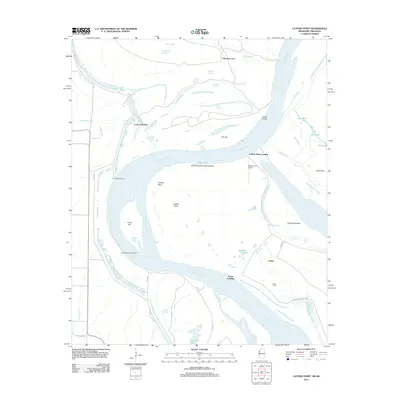 2012 Map of Catfish Point, 2012 Print