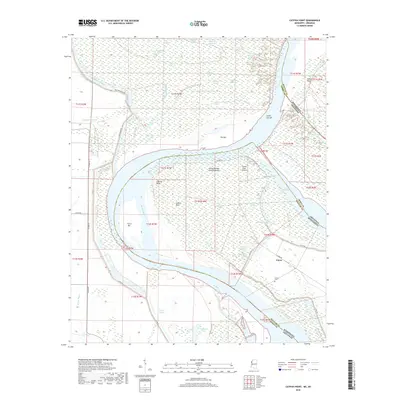 2018 Map of Catfish Point, 2018 Print