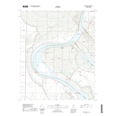 2020 Map of Catfish Point, 2020 Print