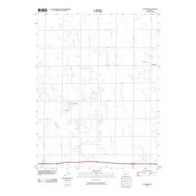 2009 Map of Catharine, 2009 Print