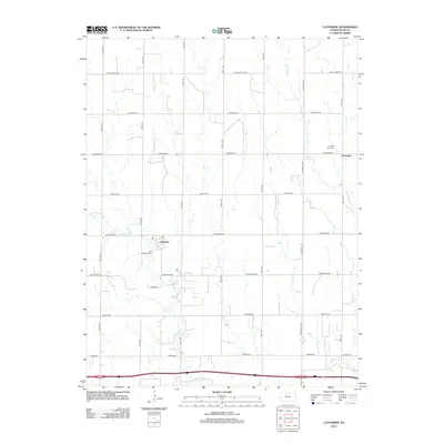 2012 Map of Catharine, 2012 Print