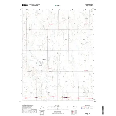 2018 Map of Catharine, 2018 Print