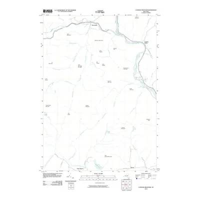 2010 Map of Cathead Mountain, 2010 Print
