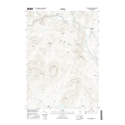 2016 Map of Cathead Mountain, 2016 Print