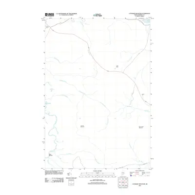 2011 Map of Catheart Mountain, 2011 Print