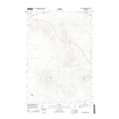 2014 Map of Catheart Mountain, 2014 Print