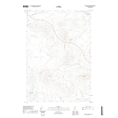 2021 Map of Catheart Mountain, 2021 Print