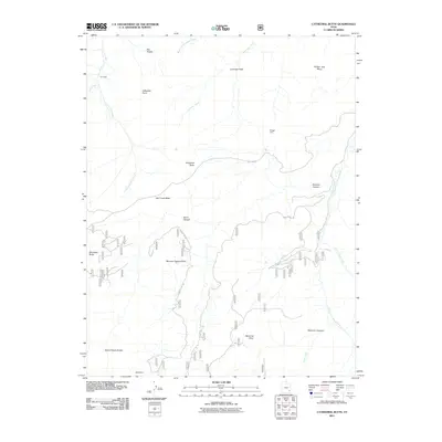 2011 Map of Cathedral Butte, 2011 Print