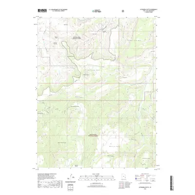 2020 Map of Cathedral Butte, 2020 Print