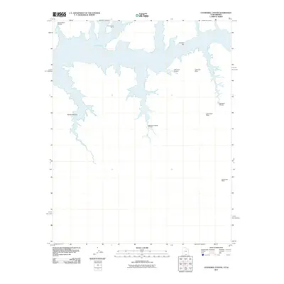 2011 Map of Cathedral Canyon, 2011 Print
