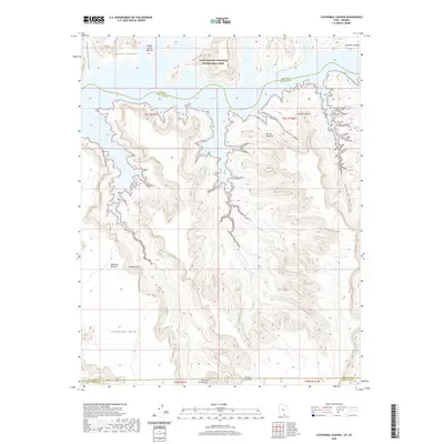 2020 Map of Cathedral Canyon, 2020 Print