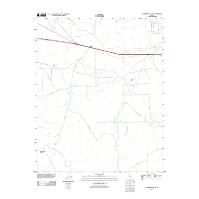 2011 Map of Cathedral Caves, 2011 Print