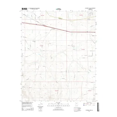 2014 Map of Cathedral Caves, 2014 Print