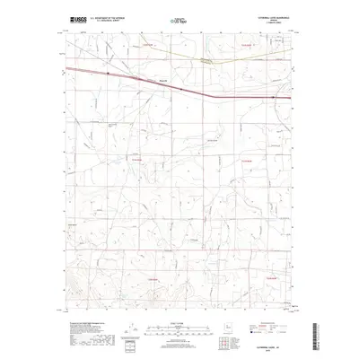 2018 Map of Cathedral Caves, 2018 Print