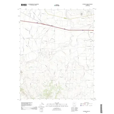 2026 Map of Cathedral Caves, 2026 Print