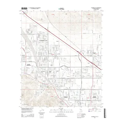 2015 Map of Cathedral City, 2015 Print