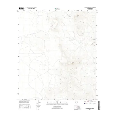 2016 Map of Cathedral Mountain, 2016 Print